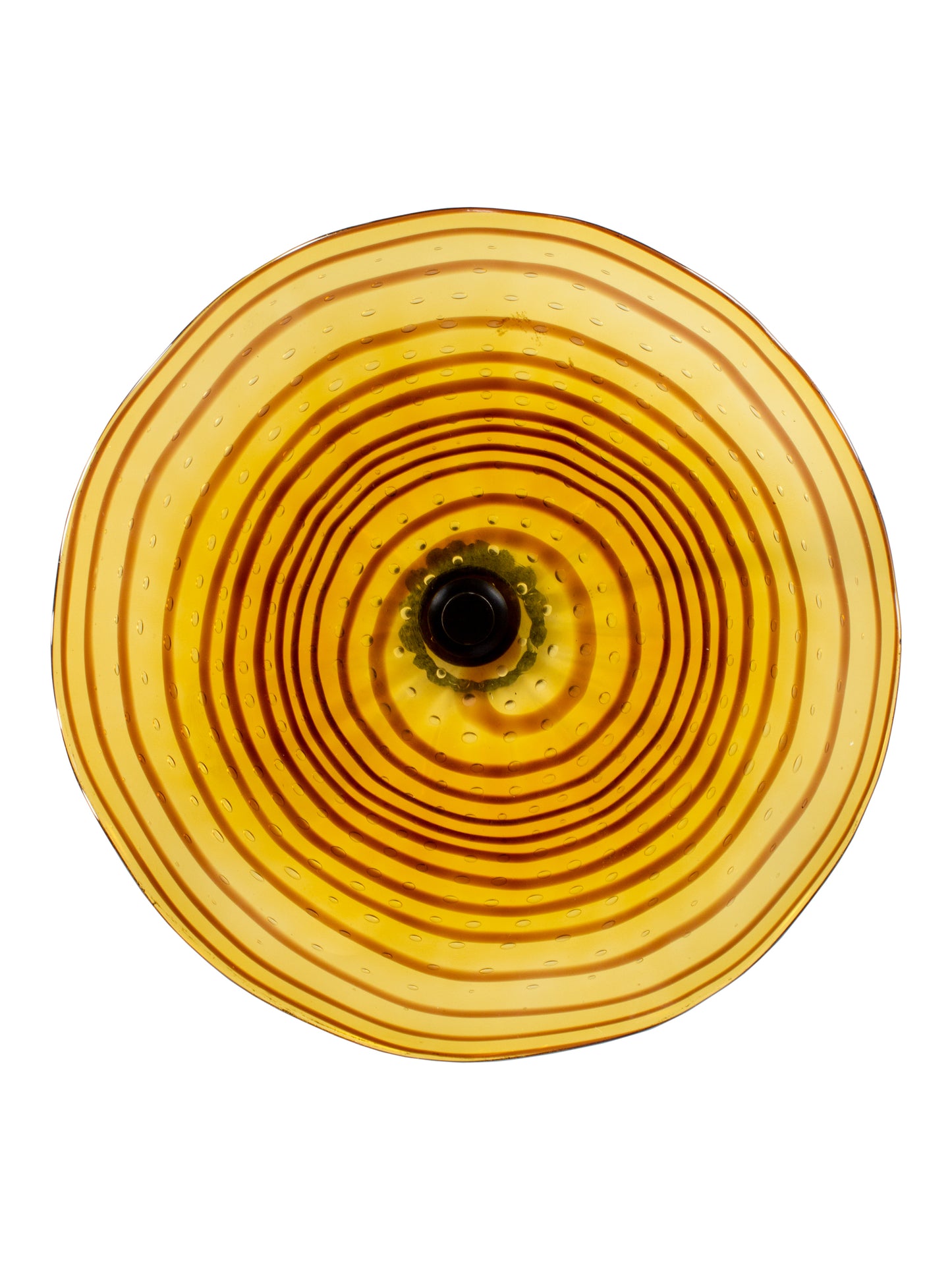 Rosslyn Hand Blown Art Glass Wall Decor - 13 Inch