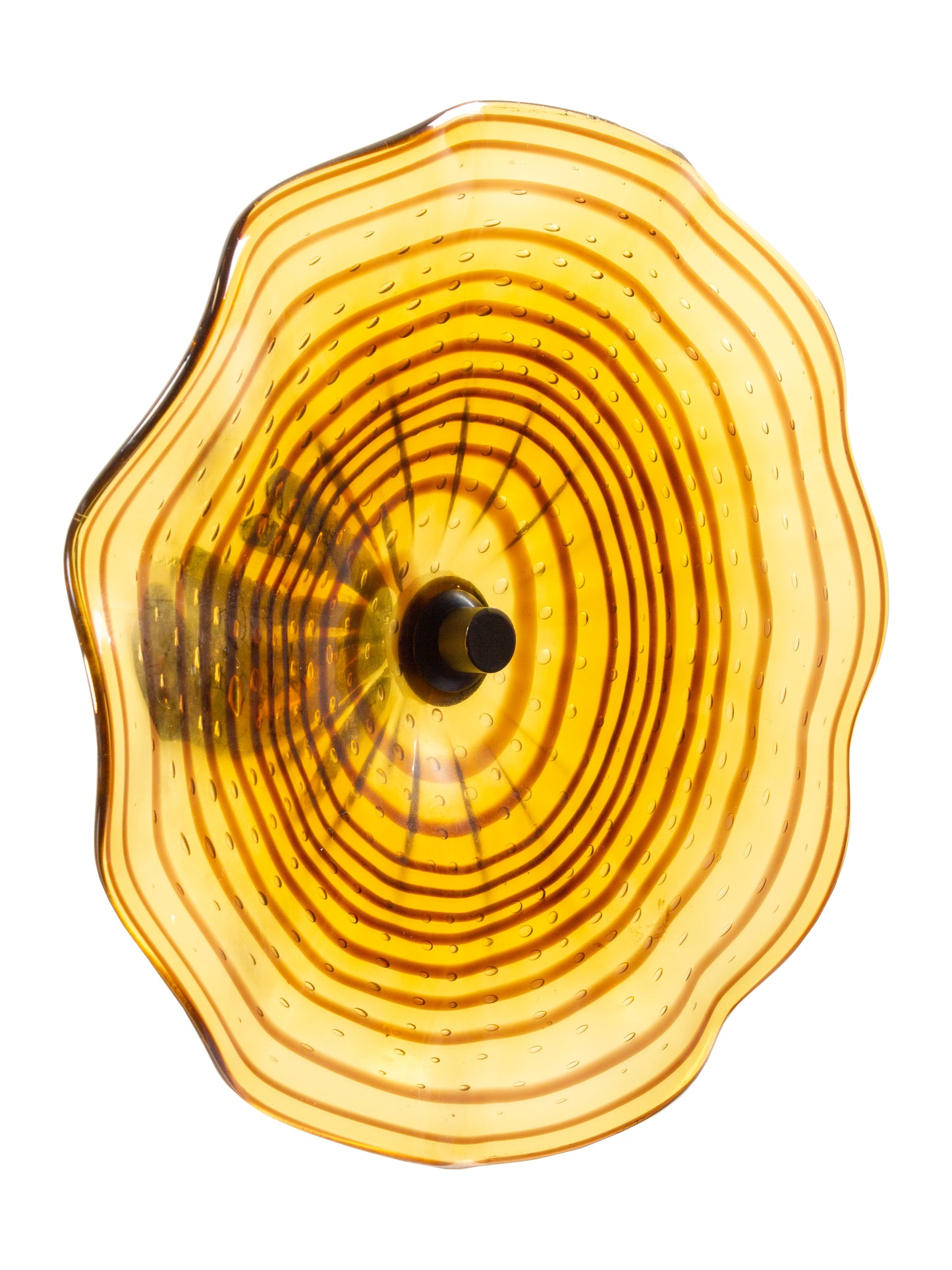 Rosslyn Hand Blown Art Glass Wall Decor - 13 Inch