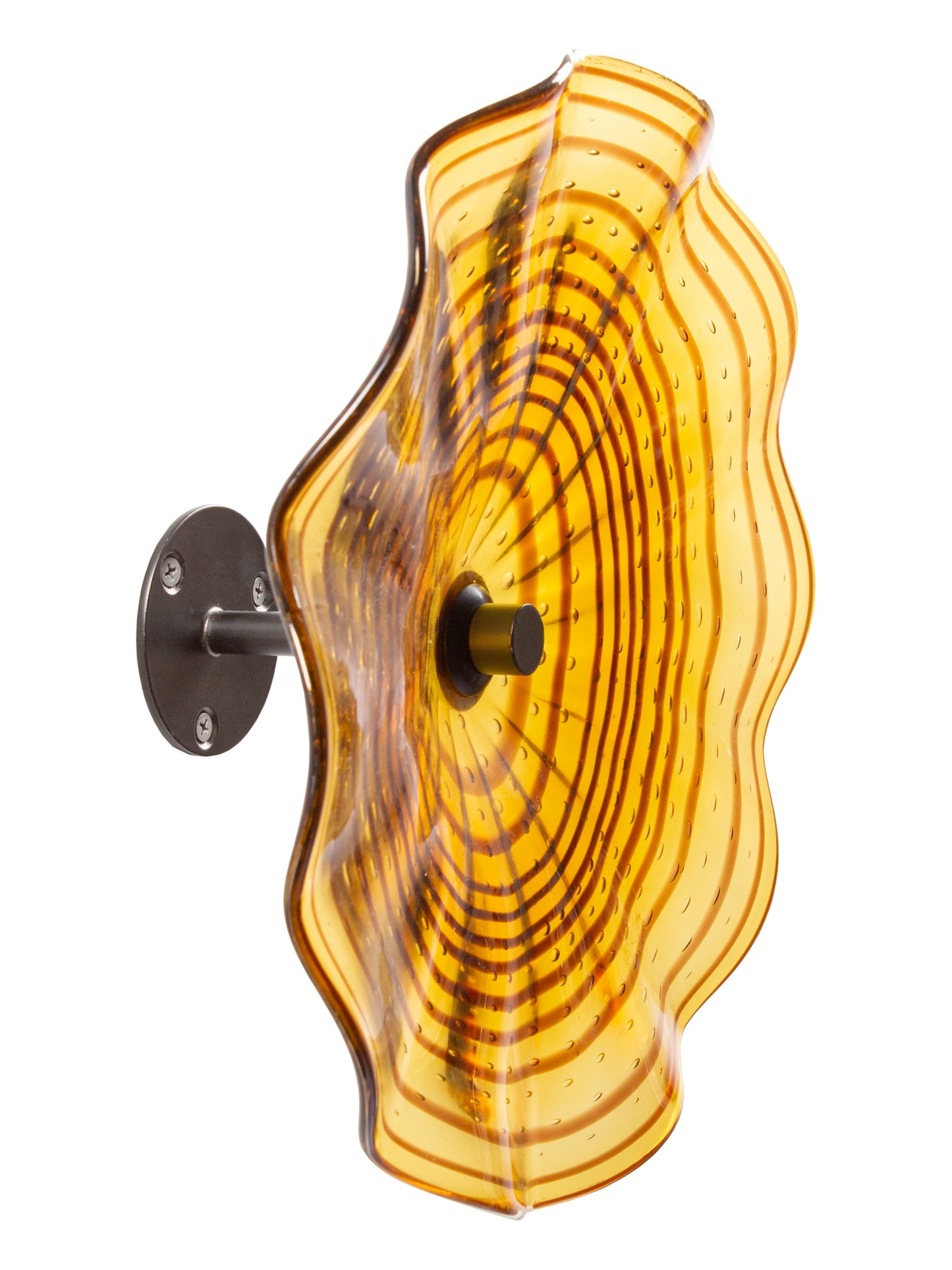 Rosslyn Hand Blown Art Glass Wall Decor - 13 Inch