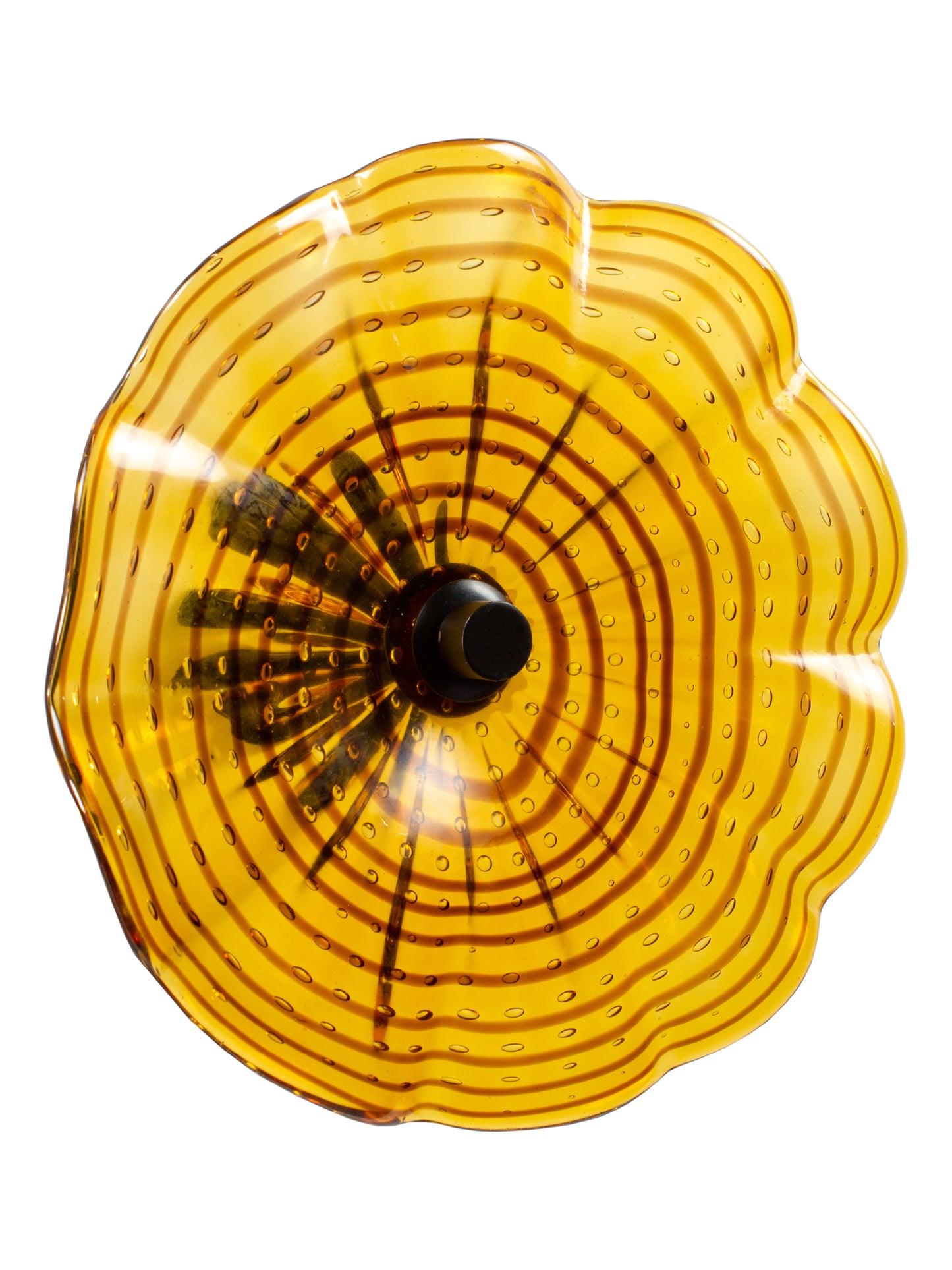 Rosslyn Hand Blown Art Glass Wall Decor - 9 Inch