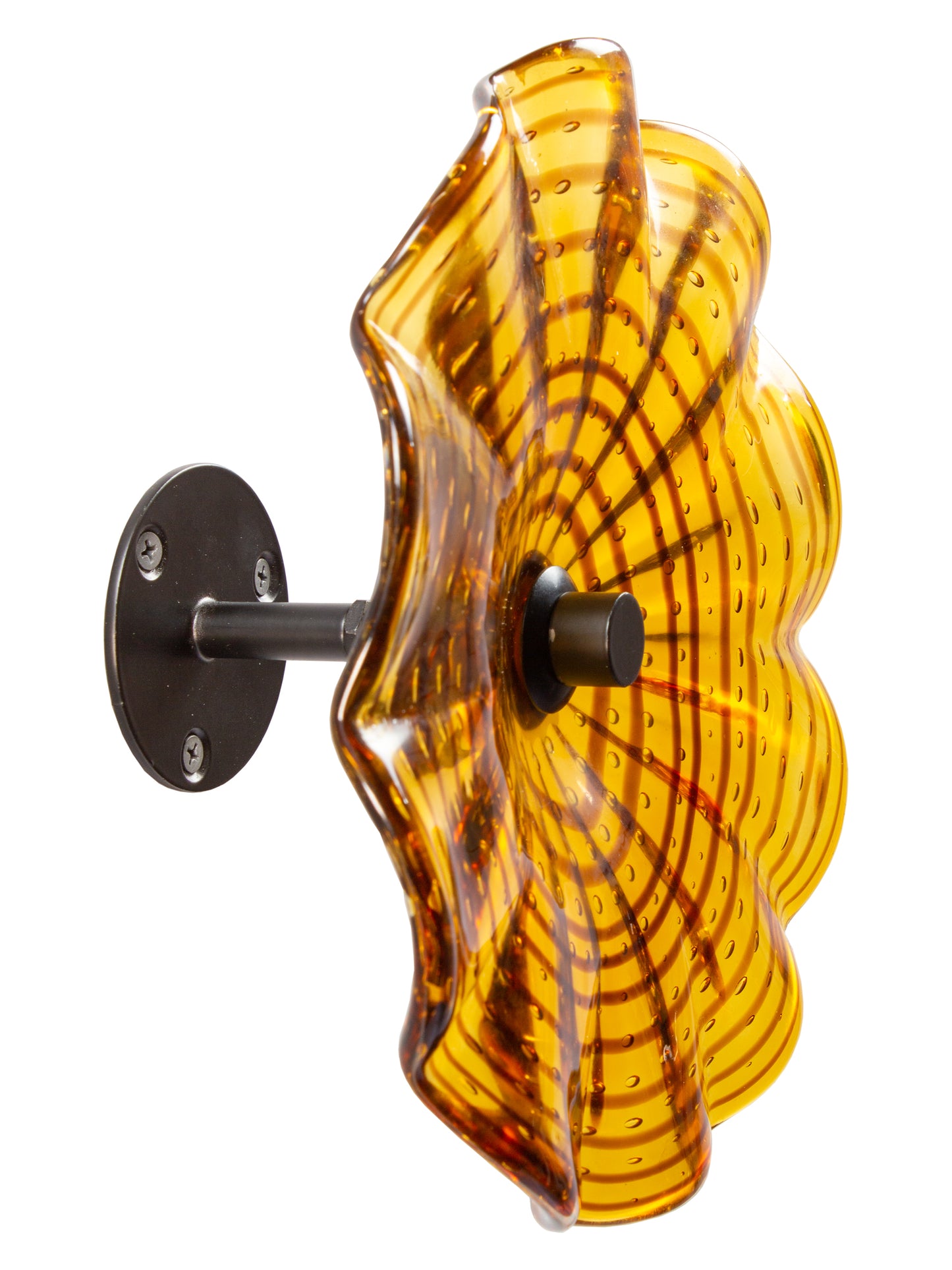 Rosslyn Hand Blown Art Glass Wall Decor - 9 Inch