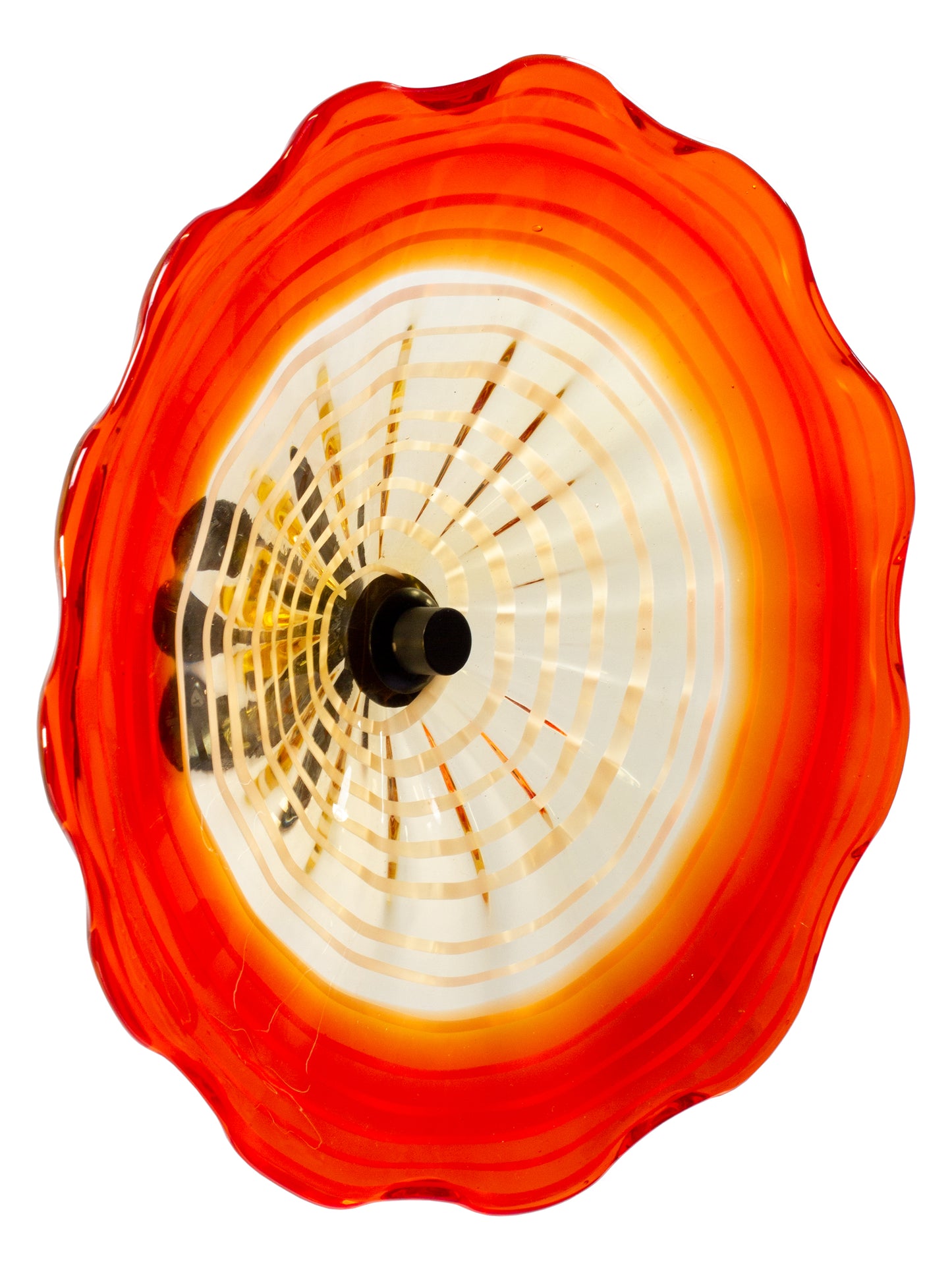 Merida Hand Blown Art Glass Wall Decor - 12 Inch