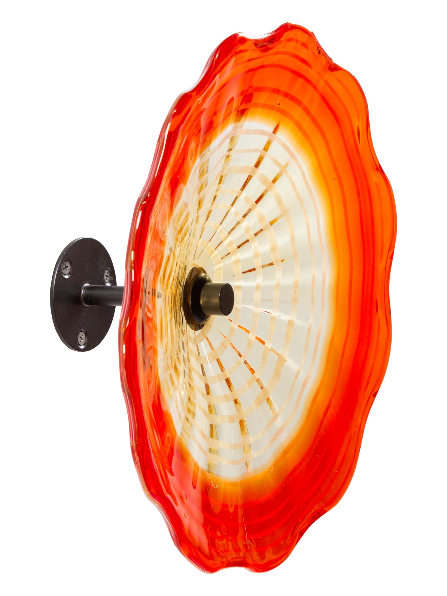 Merida Hand Blown Art Glass Wall Decor - 12 Inch