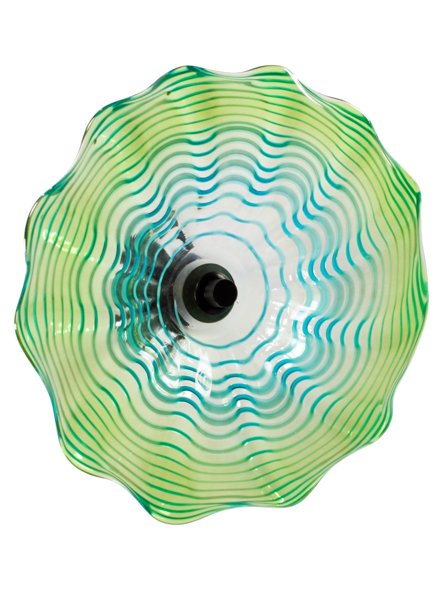 Pollena Hand Blown Art Glass Wall Decor - 12 Inch