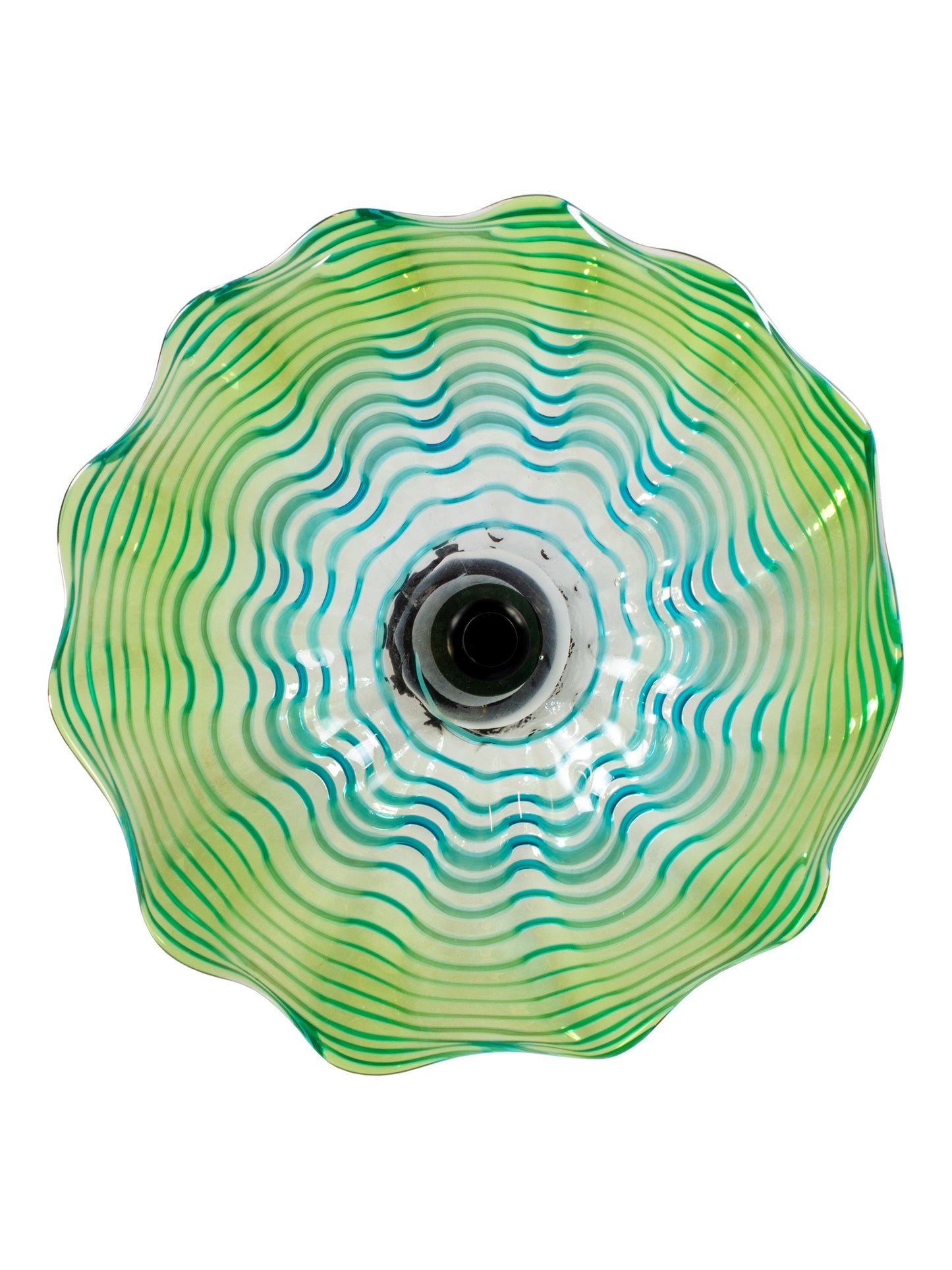 Pollena Hand Blown Art Glass Wall Decor - 12 Inch