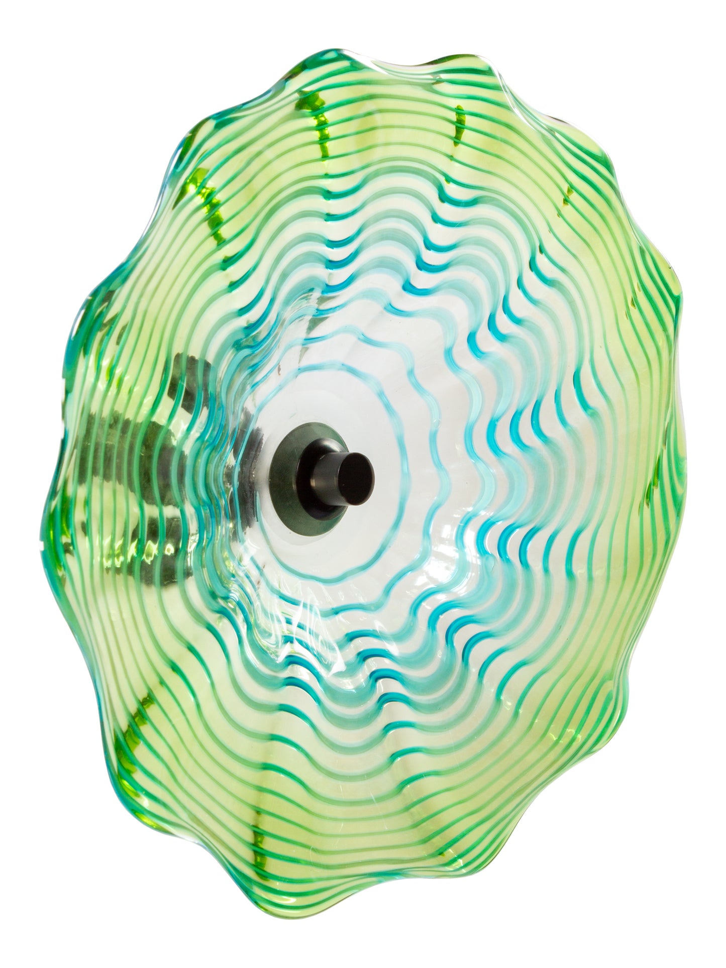 Pollena Hand Blown Art Glass Wall Decor - 12 Inch