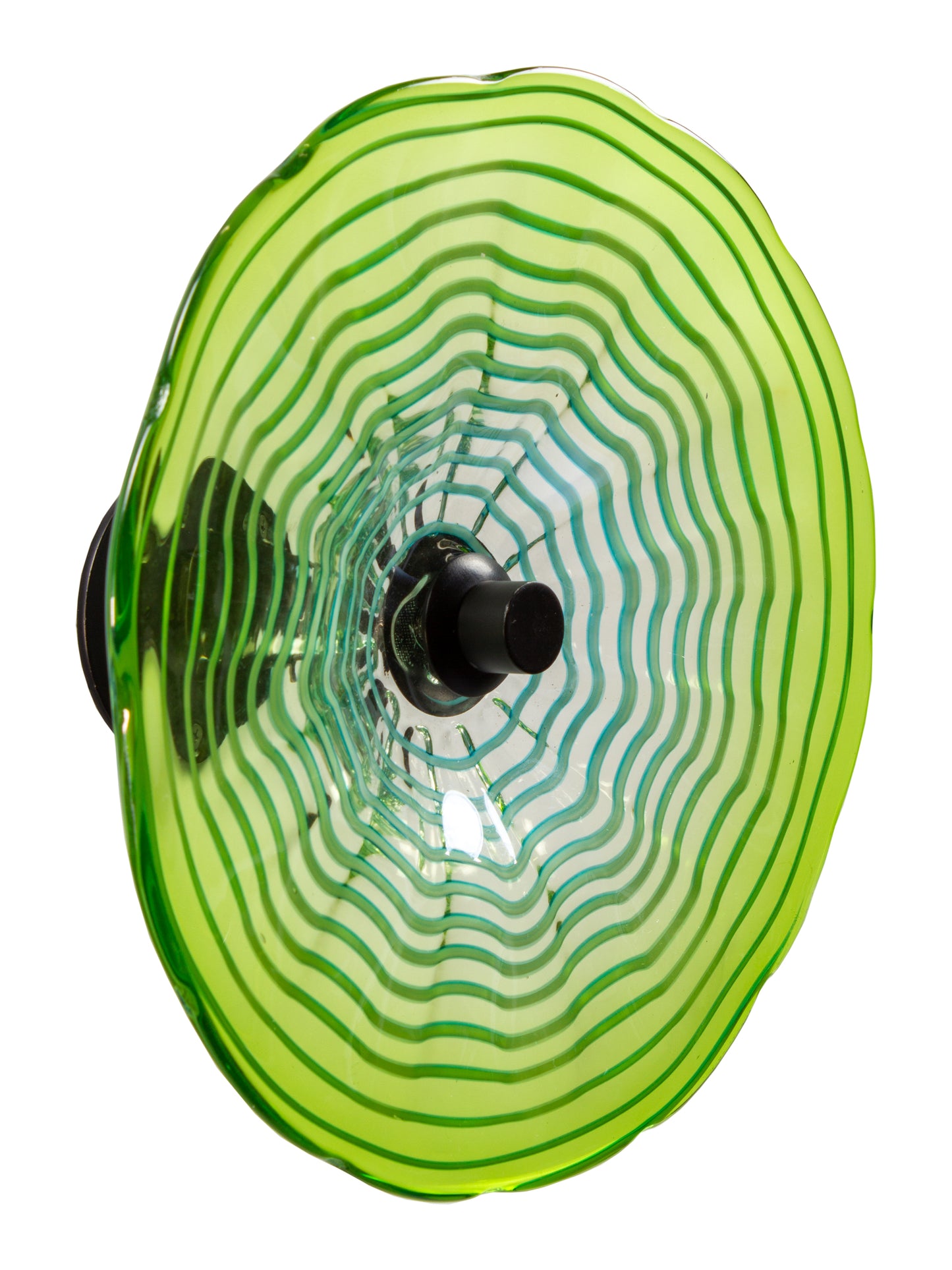Pollena Hand Blown Art Glass Wall Decor - 9 Inch