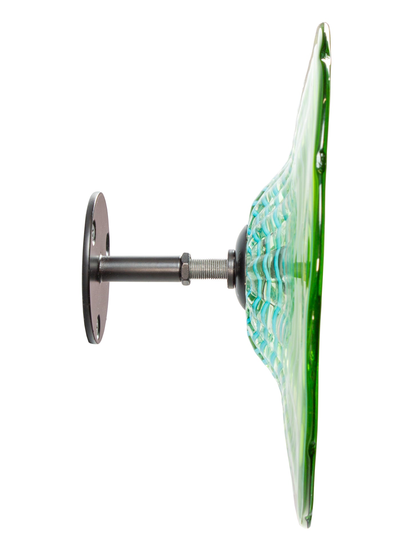 Pollena Hand Blown Art Glass Wall Decor - 9 Inch