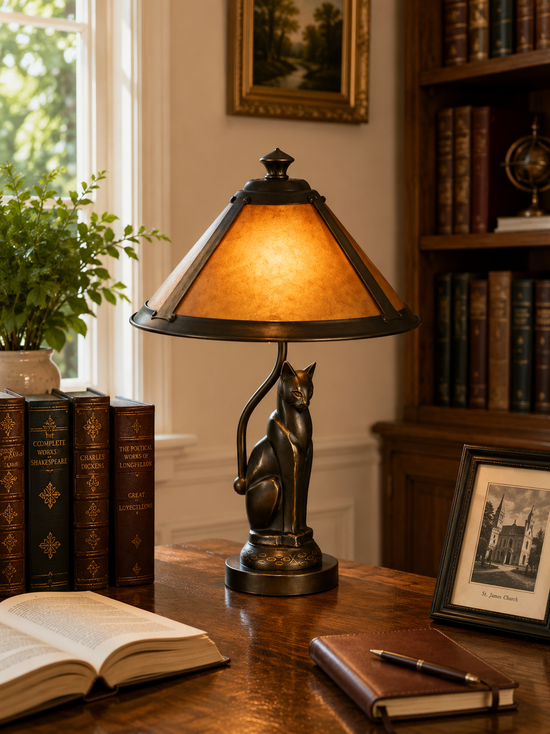 Ginger Mica Accent Lamp