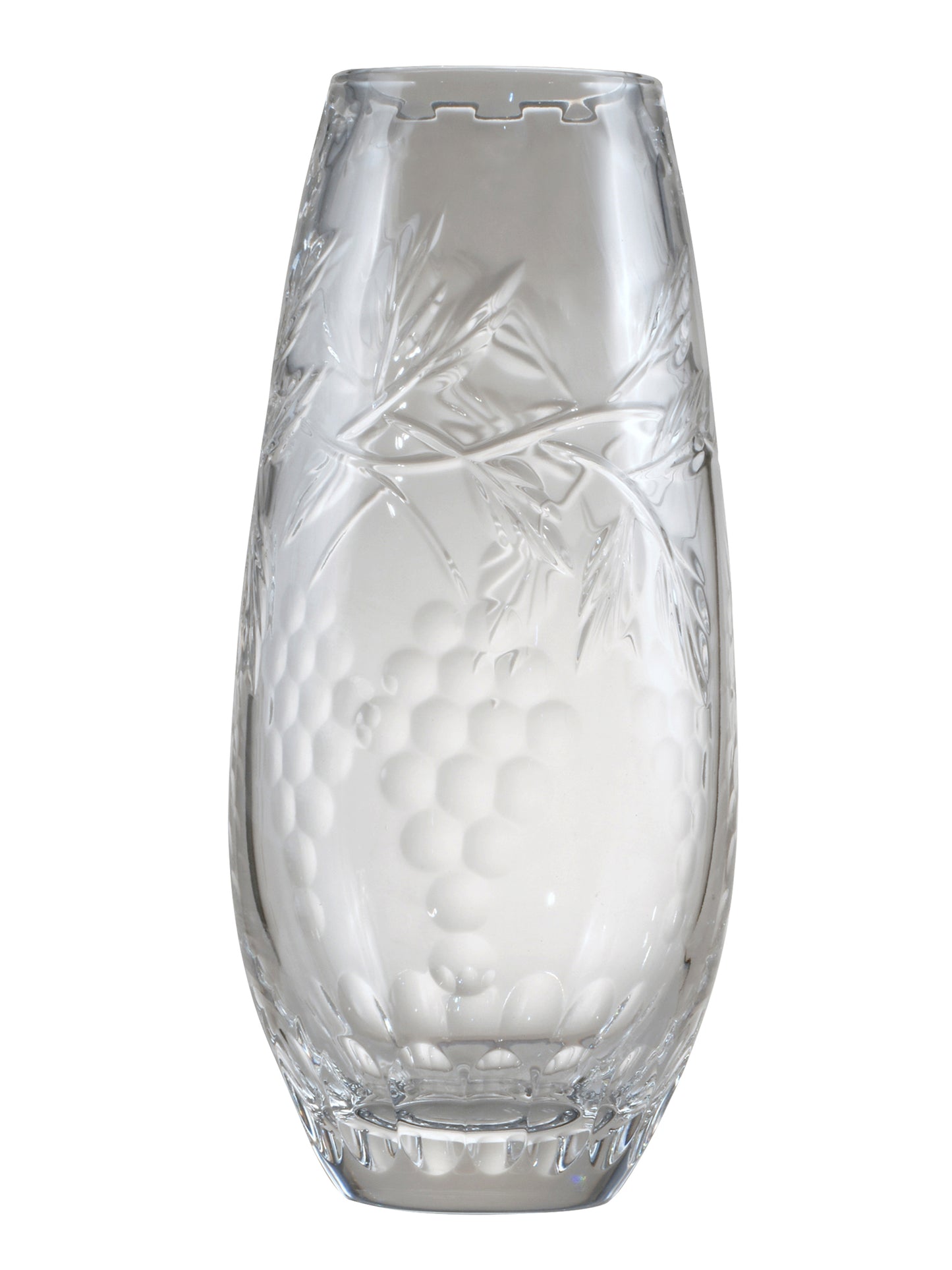 Grape 24% Lead Crystal Small Vase