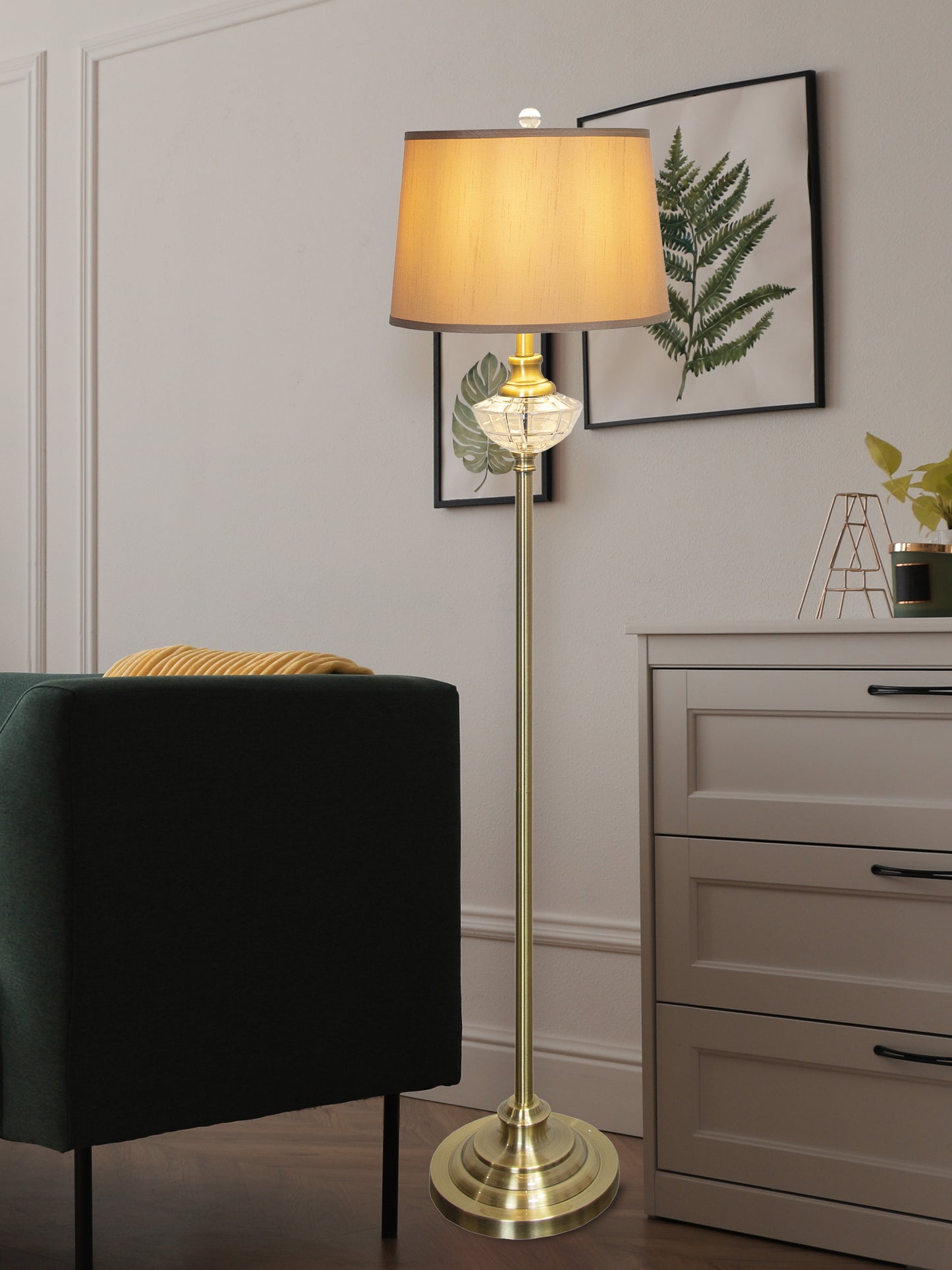 Kayla Crystal Floor Lamp