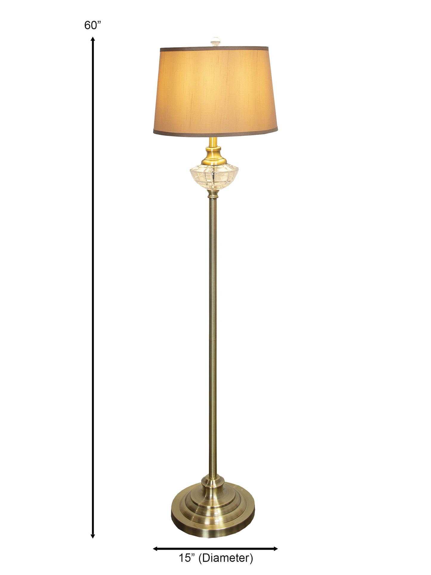 Kayla Crystal Floor Lamp