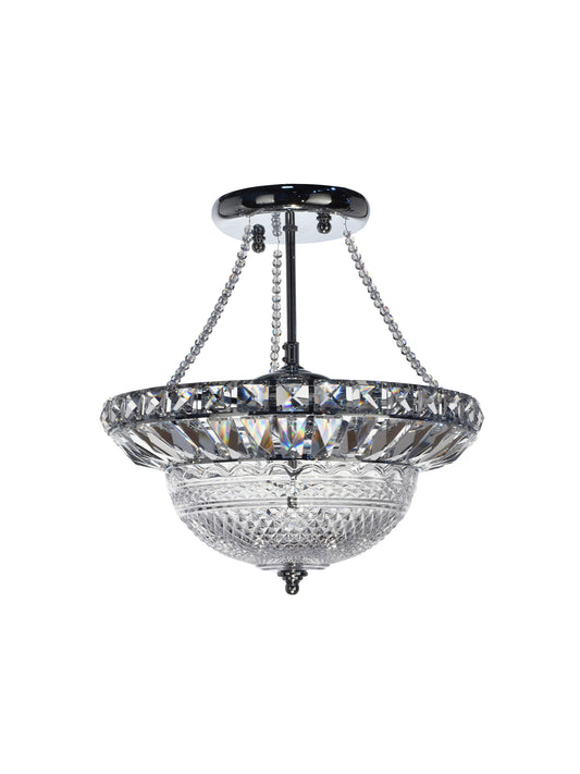 Woodland Hills 14" Wide Crystal Inverted Pendant