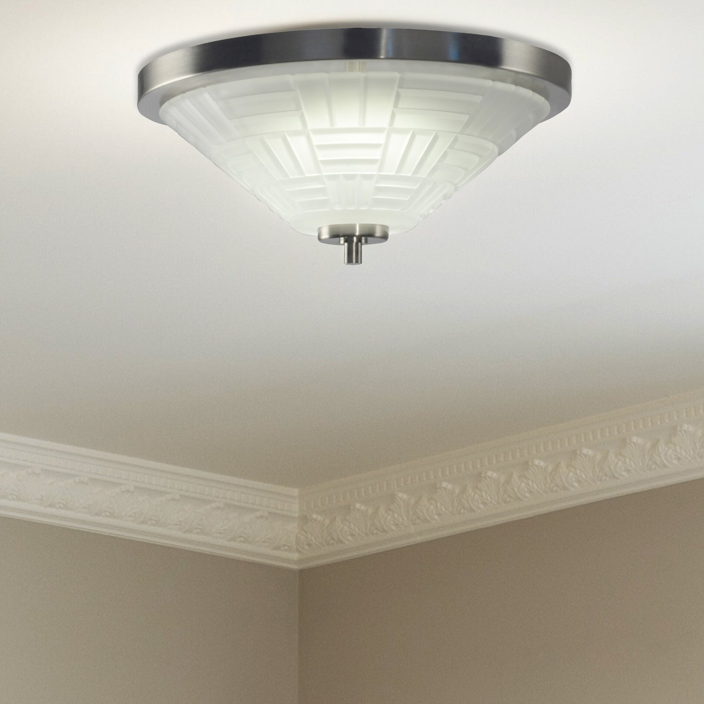 Houston Crystal Flush Mount