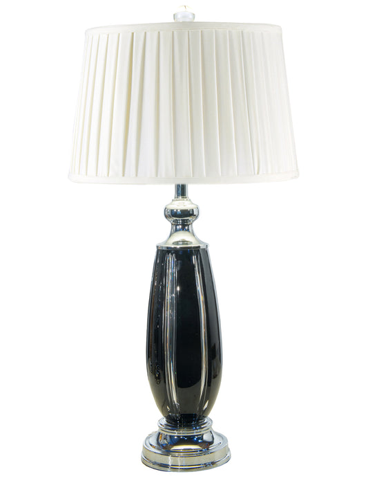 Blackline 24% Lead Crystal Table Lamp
