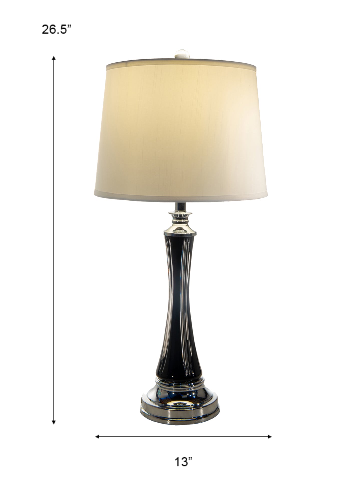 Vena 24% Lead Crystal Table Lamp