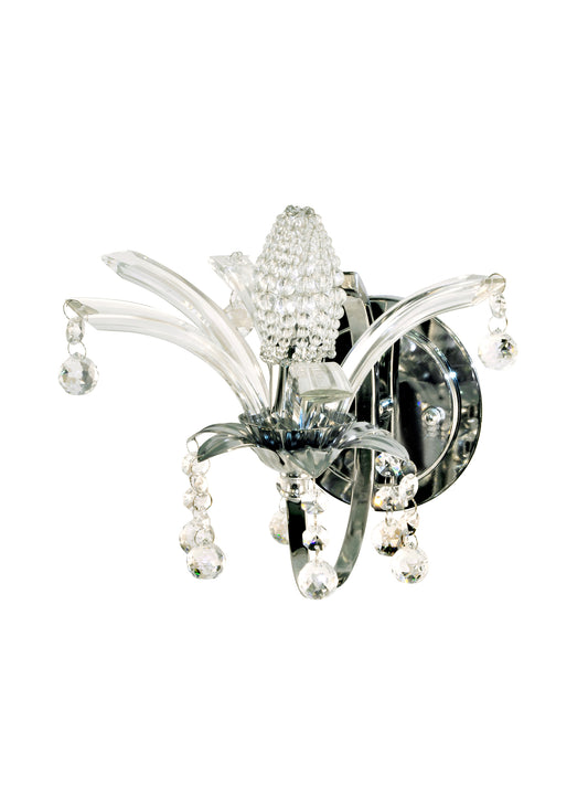 Sullivan Crystal Wall Sconce with Beads