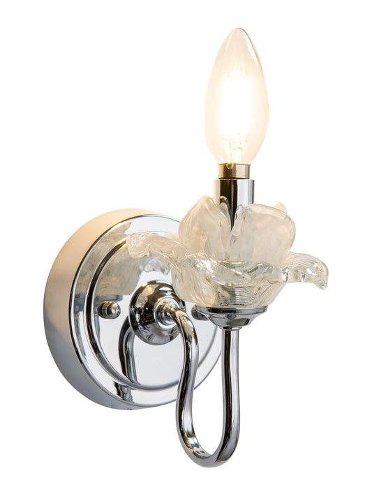 Bittersweet Art Glass Wall Sconce