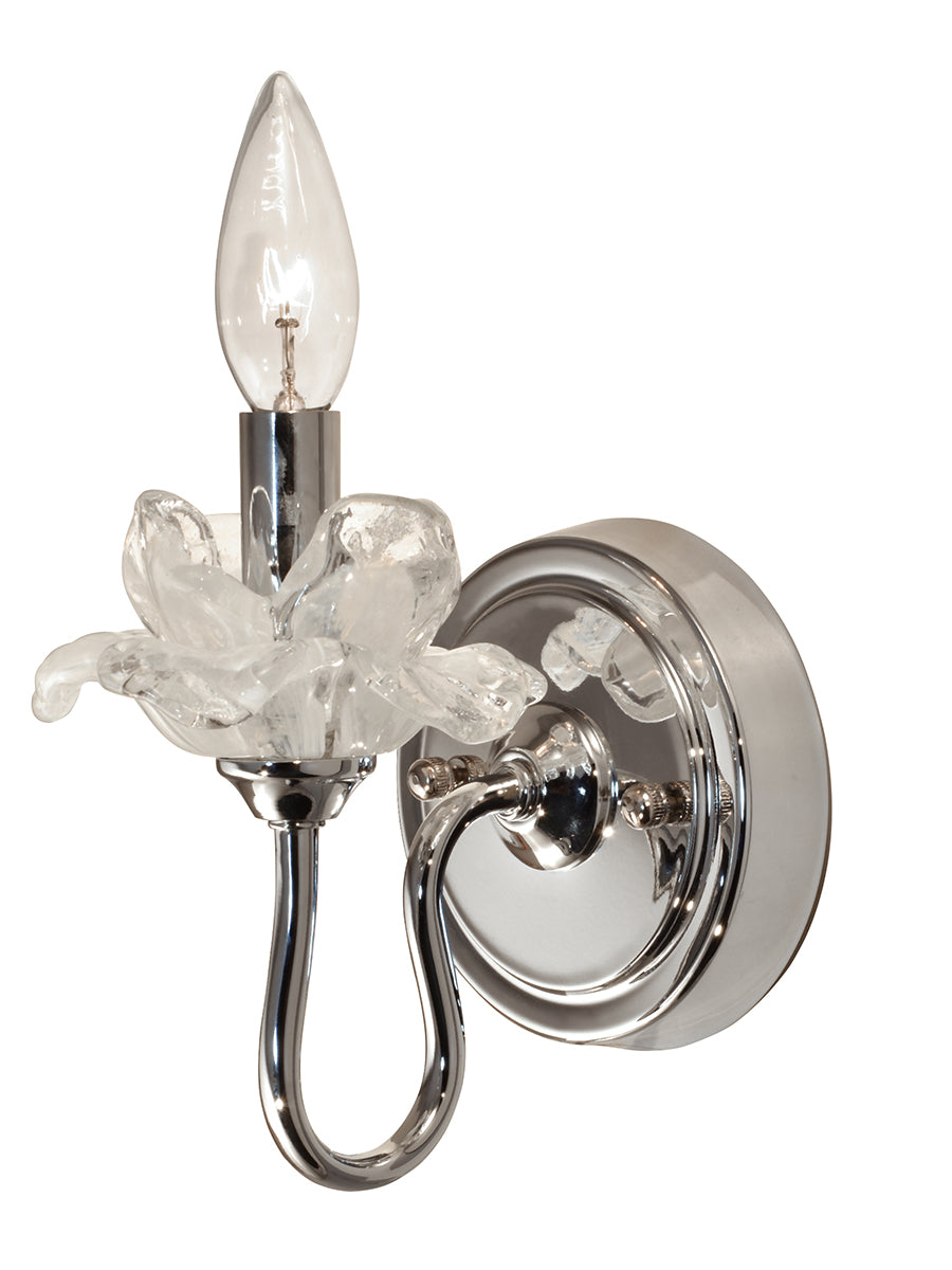 Bittersweet Art Glass Wall Sconce