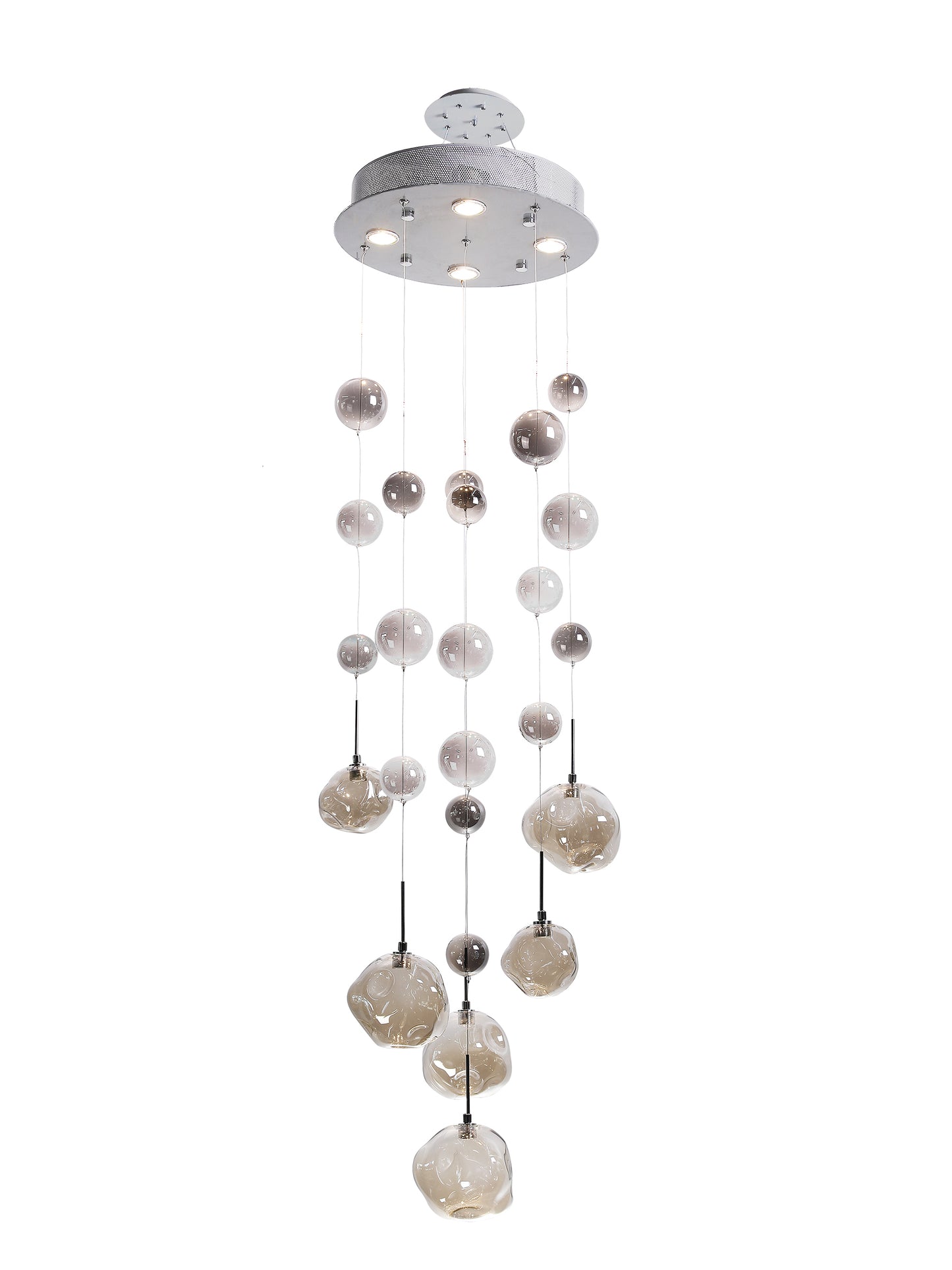 Sylas Hand Blown Art Glass Hanging Fixture