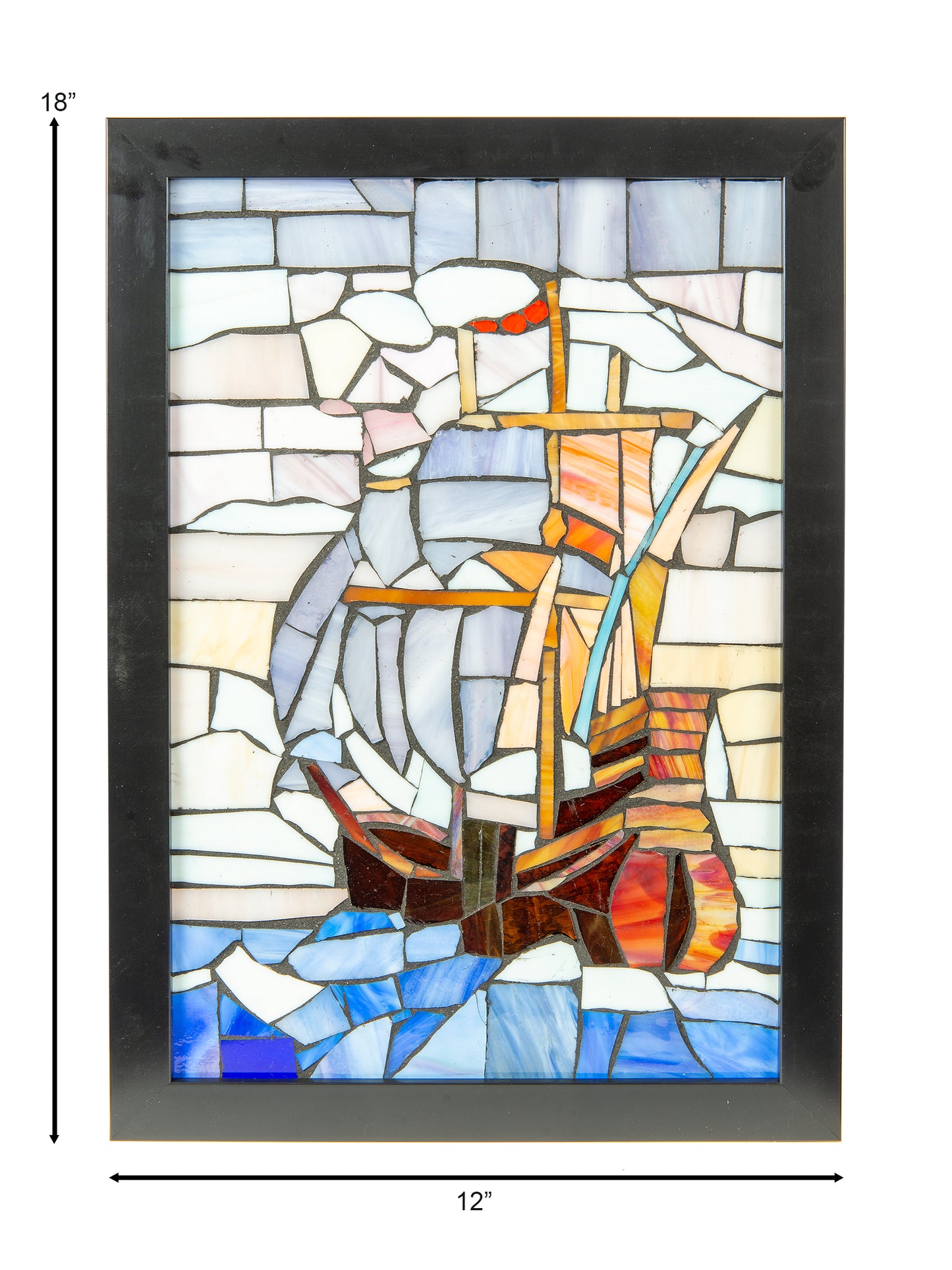 Flagship Mosaic Art Glass Wall Art / Suncatchers
