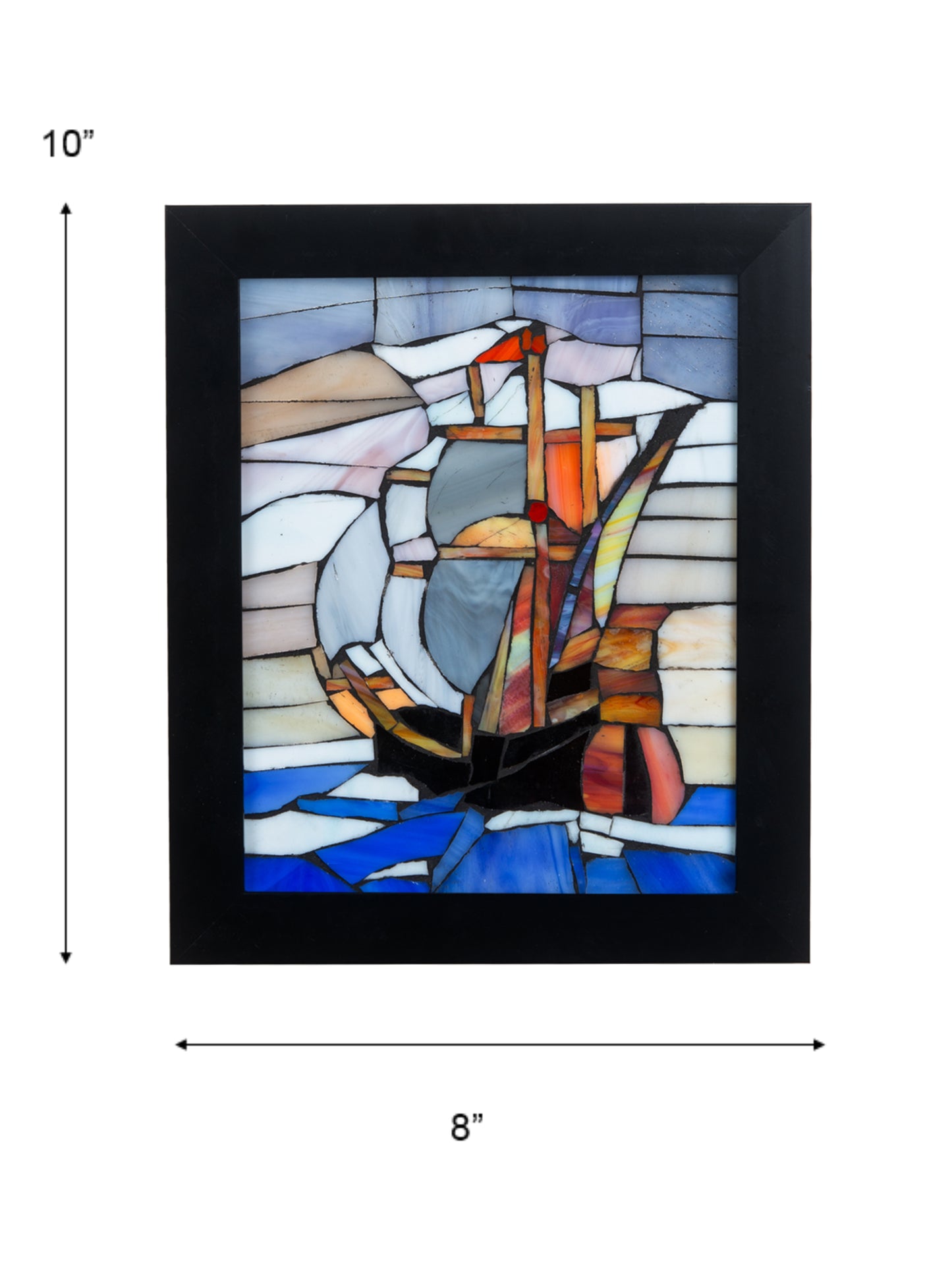 Flagship Mosaic Art Glass Wall Art / Suncatchers