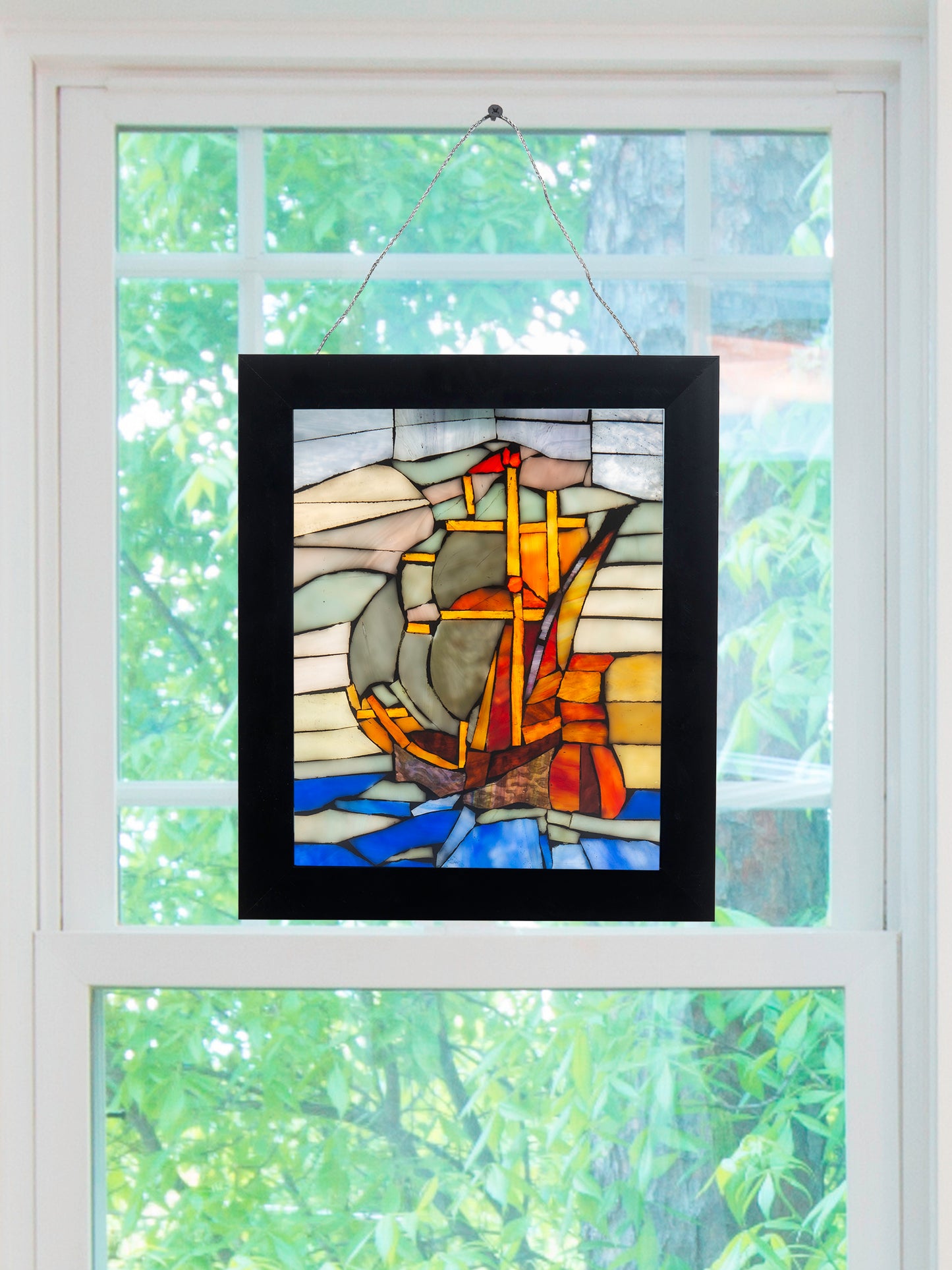 Flagship Mosaic Art Glass Wall Art / Suncatchers