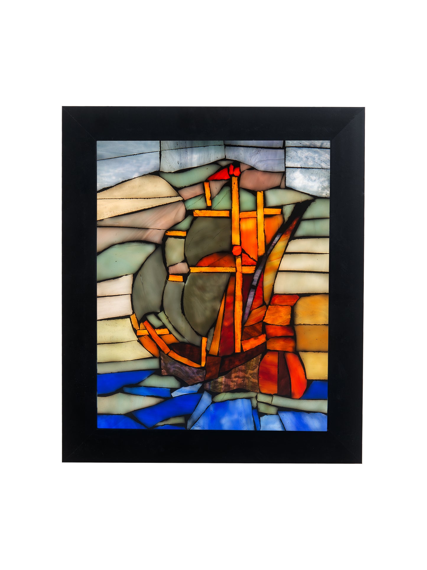 Flagship Mosaic Art Glass Wall Art / Suncatchers