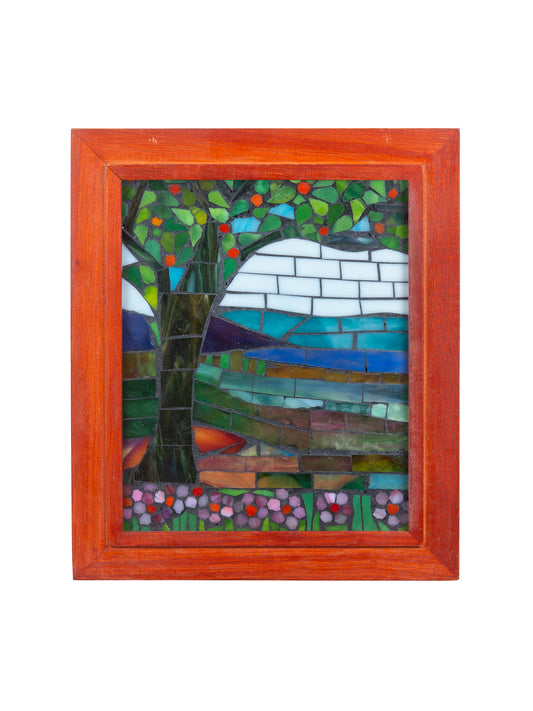 View Mt Mansfield Mosaic Art Glass Wall Art / Suncatchers