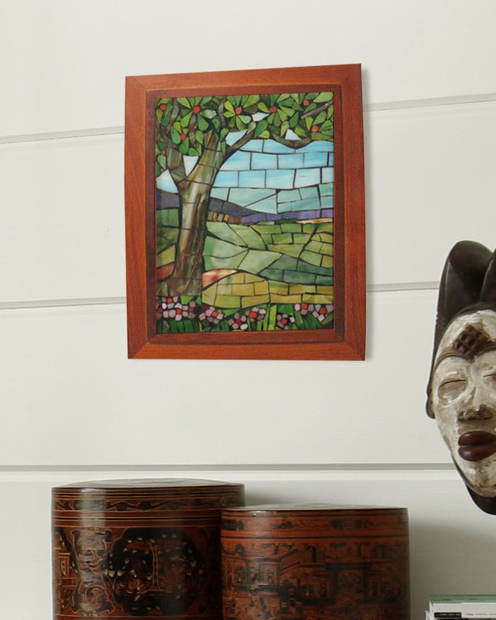 View Mt Mansfield Mosaic Art Glass Wall Art / Suncatchers