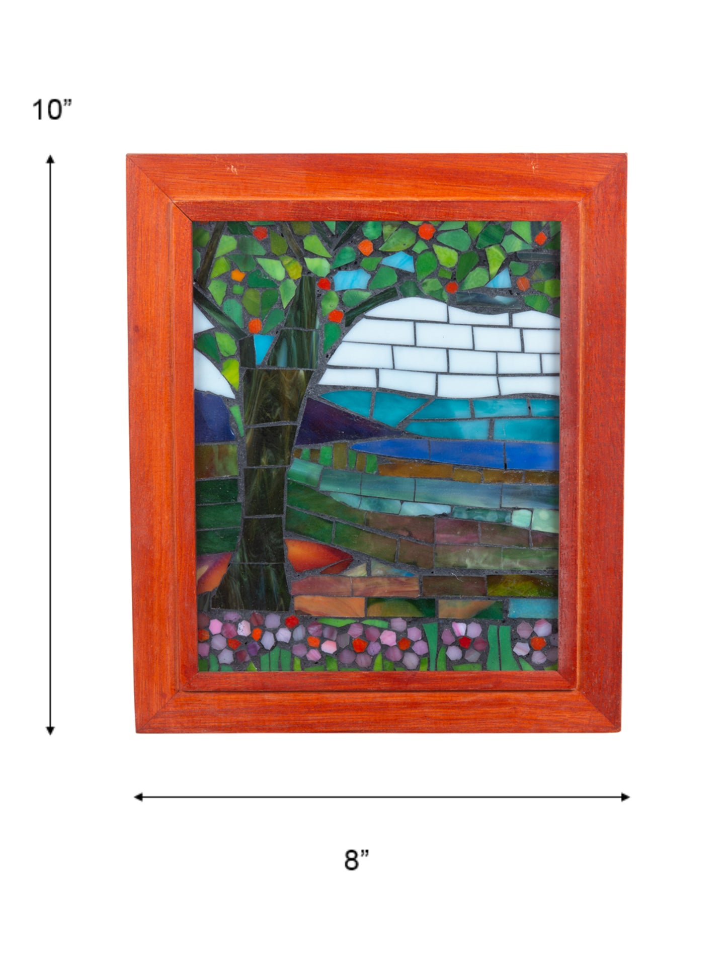 View Mt Mansfield Mosaic Art Glass Wall Art / Suncatchers