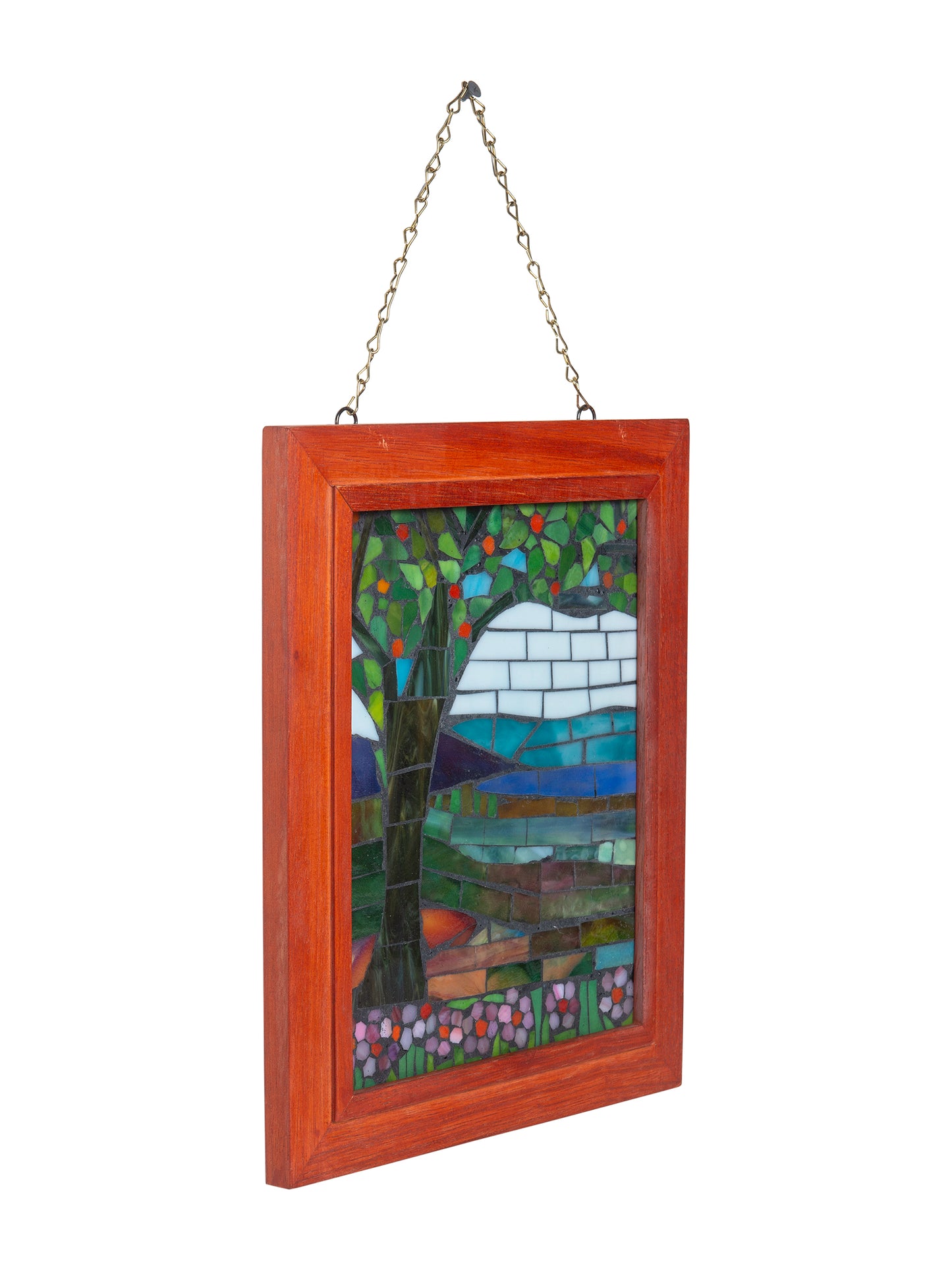 View Mt Mansfield Mosaic Art Glass Wall Art / Suncatchers