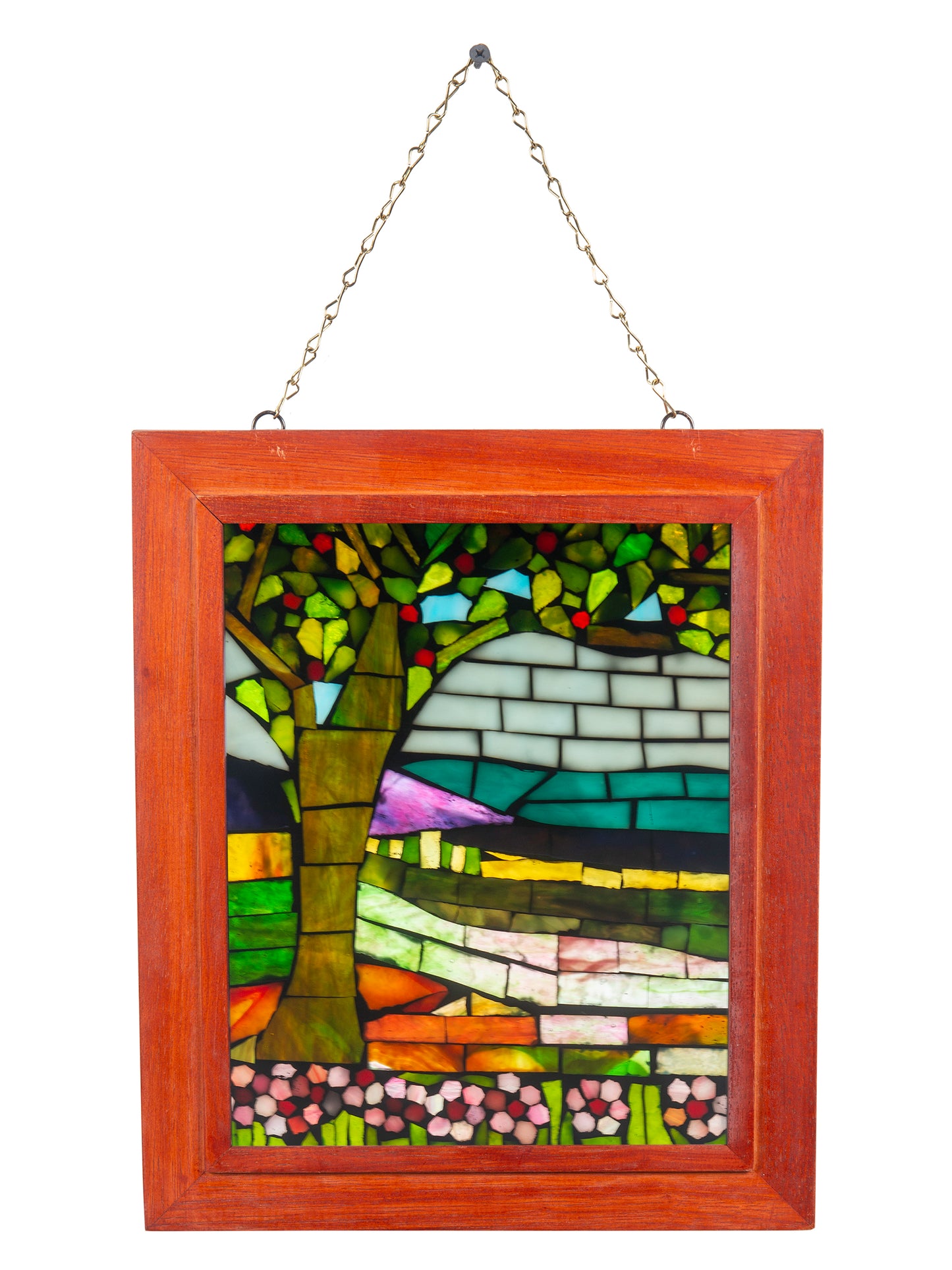 View Mt Mansfield Mosaic Art Glass Wall Art / Suncatchers