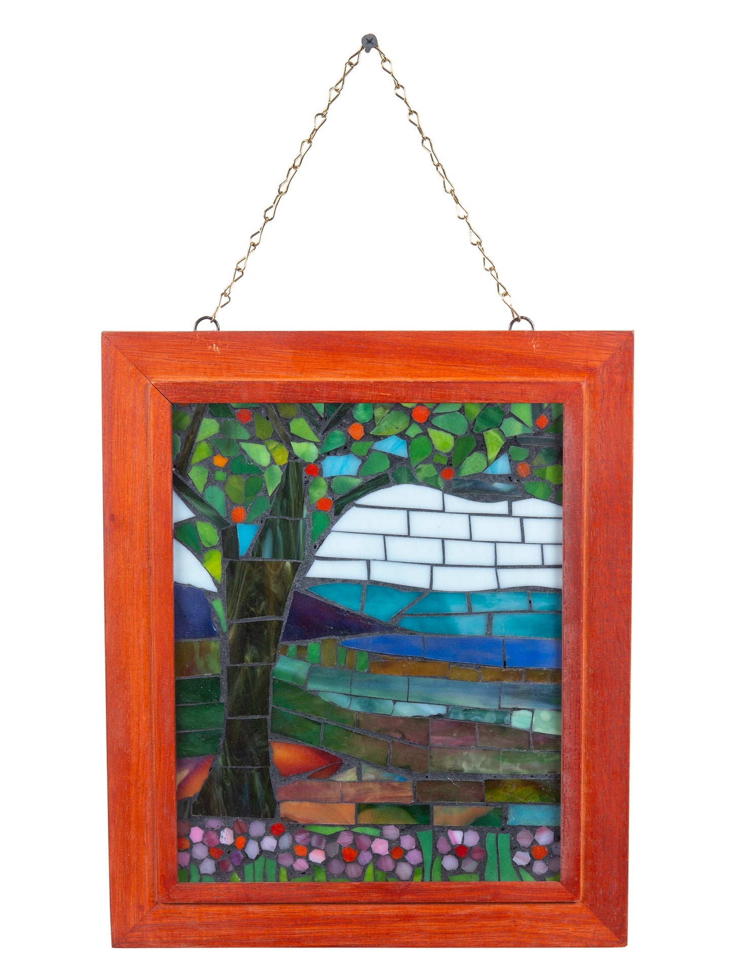 View Mt Mansfield Mosaic Art Glass Wall Art / Suncatchers