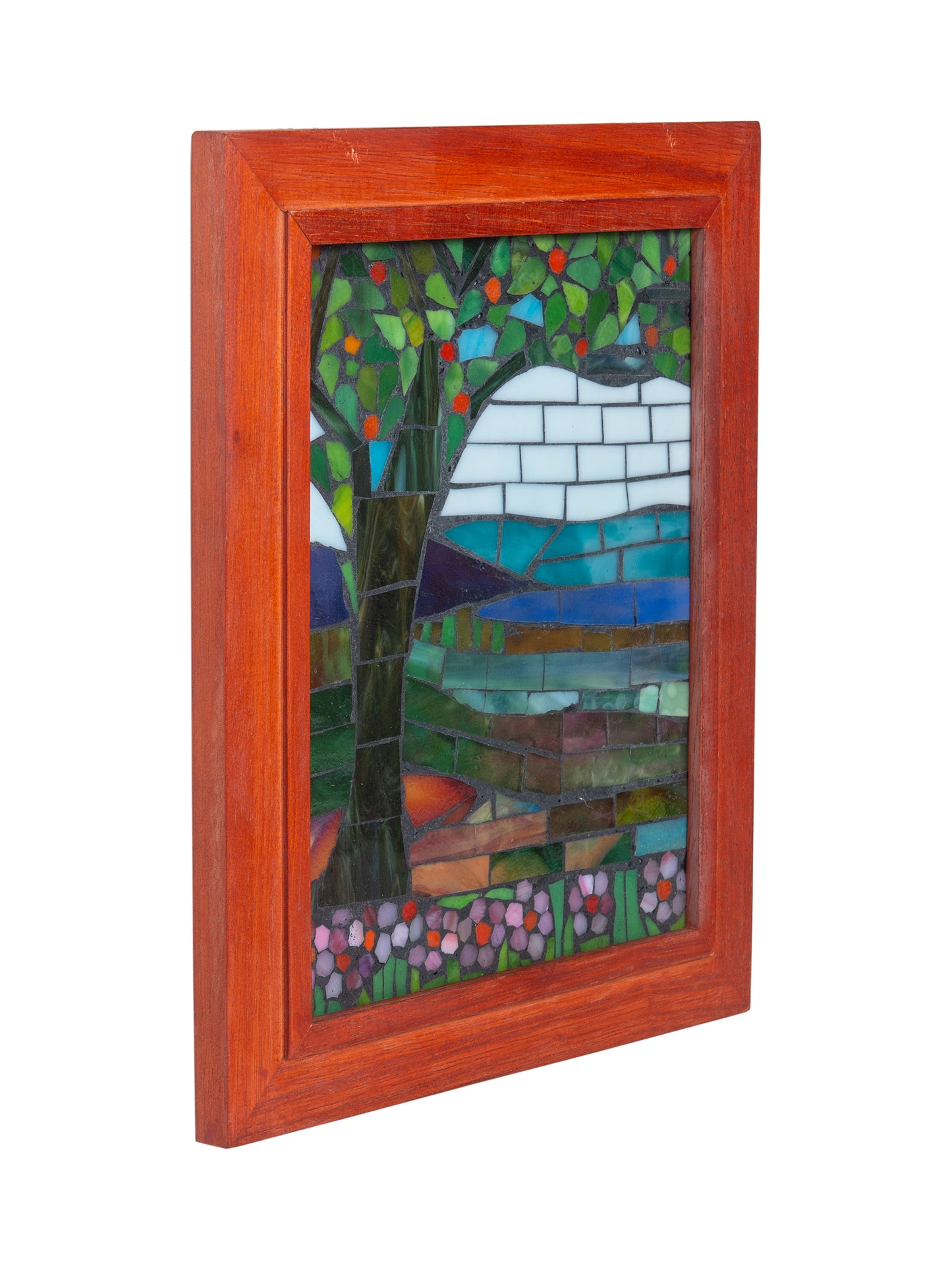 View Mt Mansfield Mosaic Art Glass Wall Art / Suncatchers