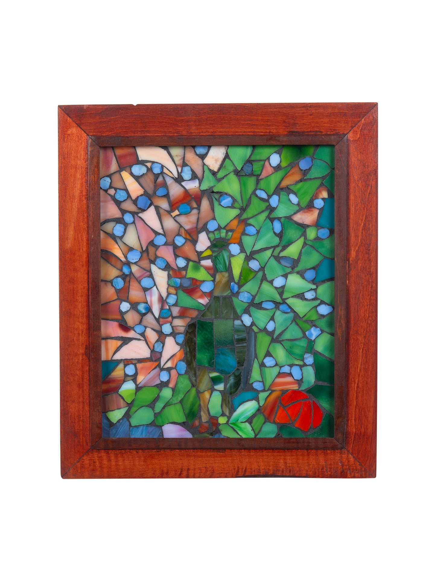 Peacock Mosaic Art Glass Wall Art / Suncatchers