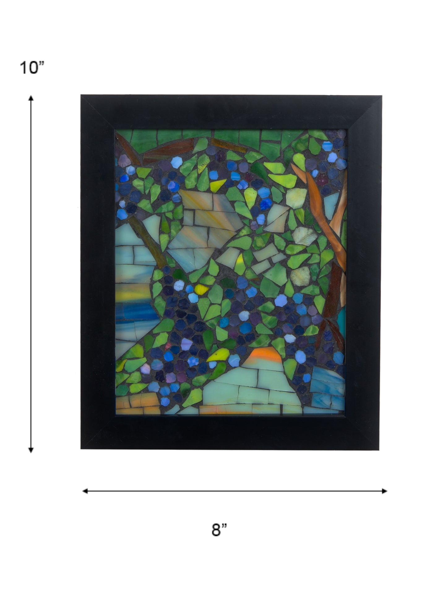 Snowball Wisteria Mosaic Art Glass Wall Art / Suncatchers