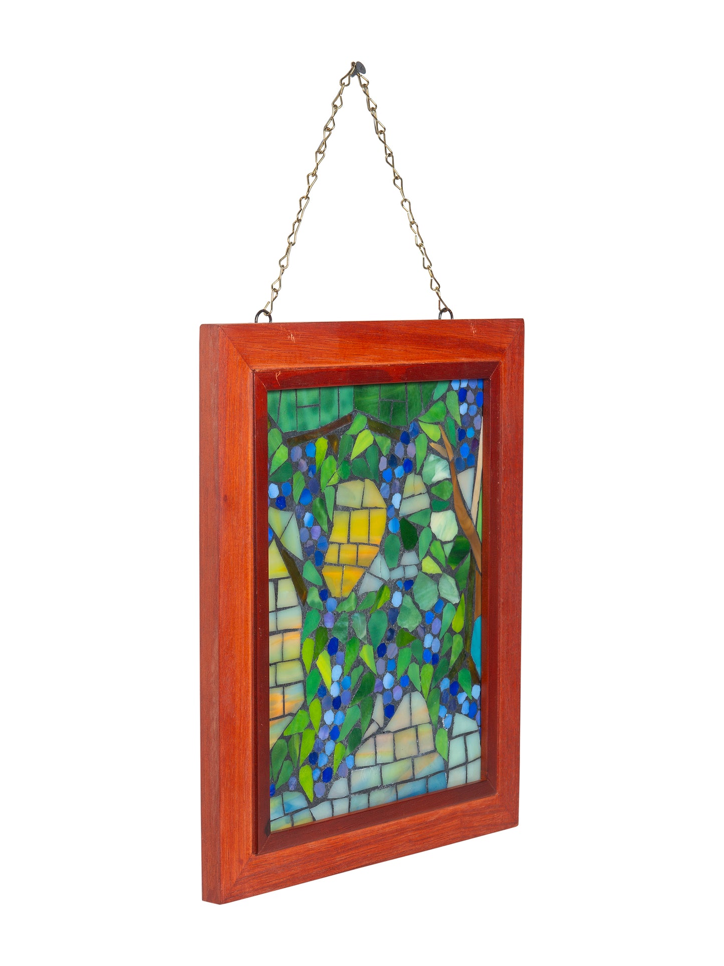 Grapevine Mosaic Art Glass Wall Art / Suncatchers