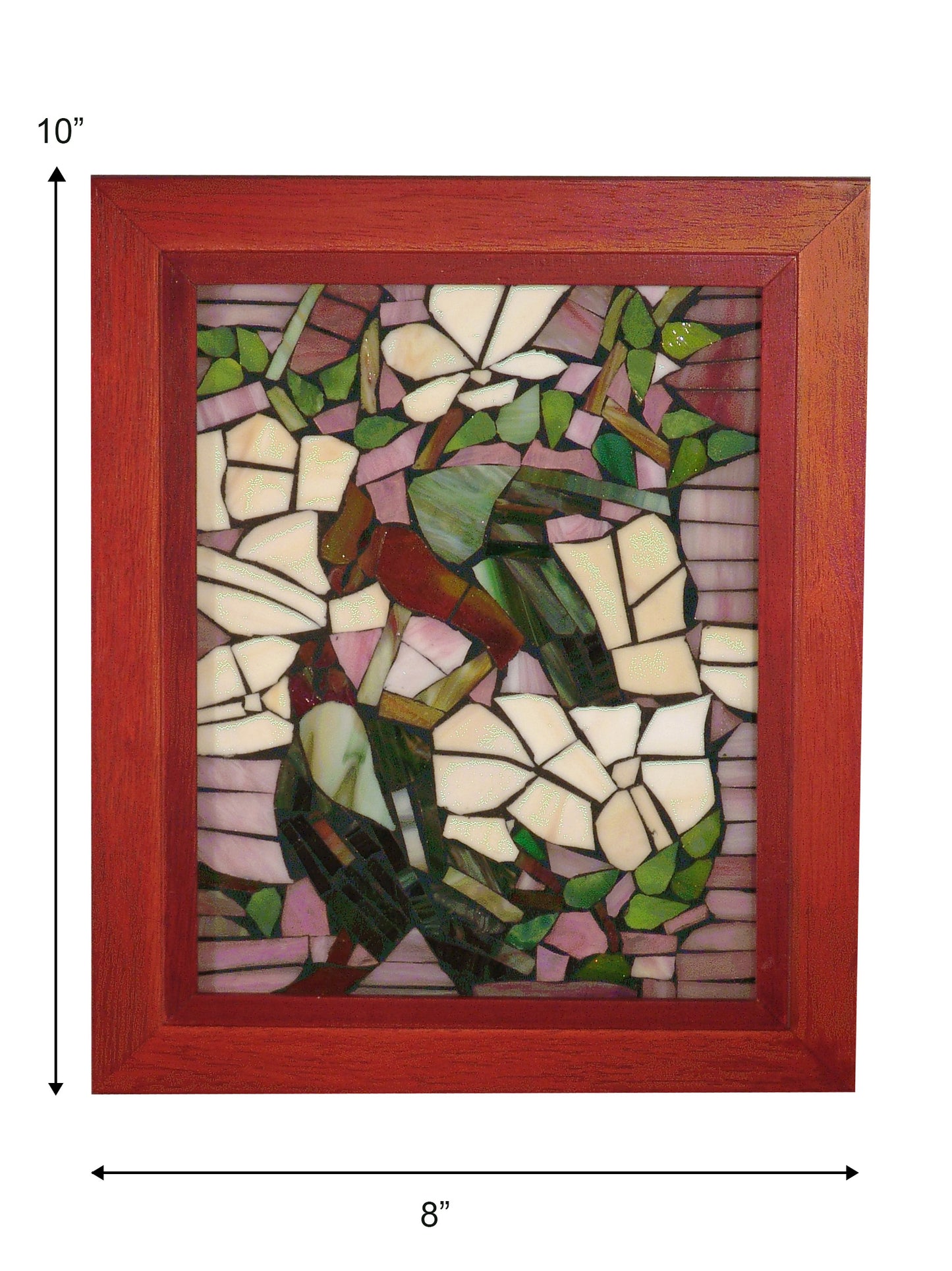Parrots Mosaic Art Glass Wall Art / Suncatchers