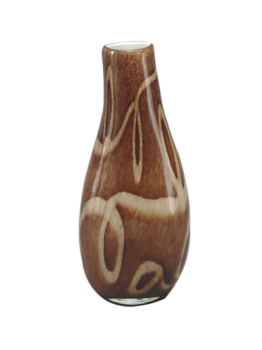 Gourd Hand Blown Art Glass Vase