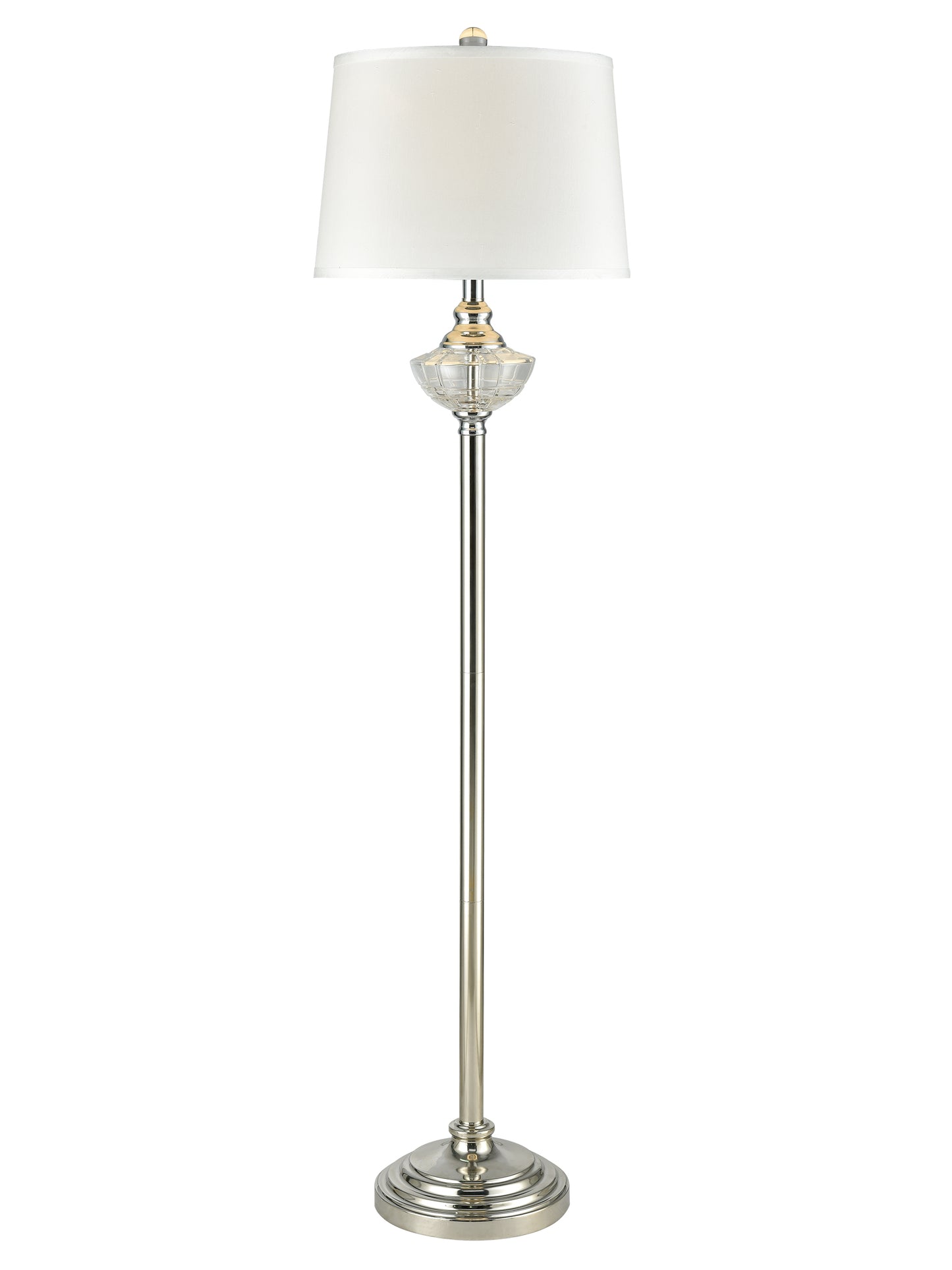 Leyla 24% Lead Crystal Floor Lamp