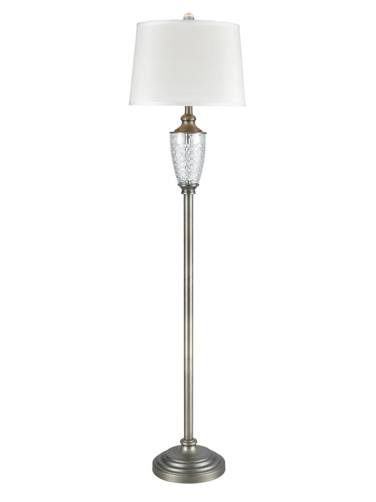 Castle Mountains 24% Lead Crystal Floor Lamp