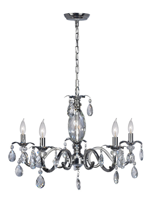 Clara 27.5" Wide Crystal Chandelier