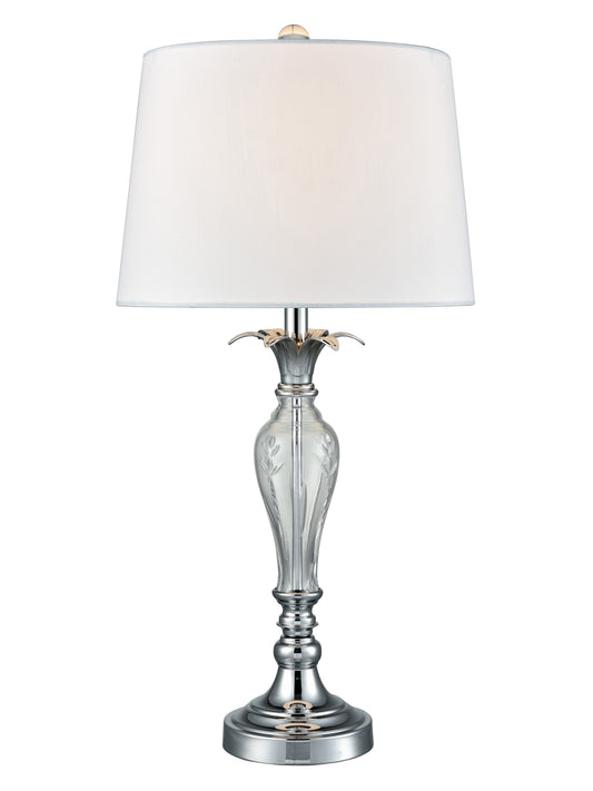 Charlotte 24% Lead Crystal Table Lamp