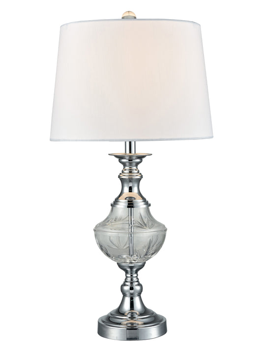 Frosted Murray 24% Lead Crystal Table Lamp