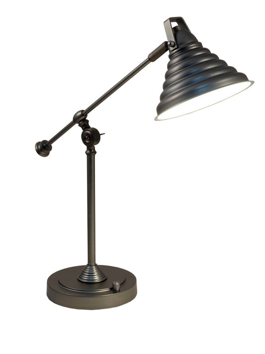 Cone LED Desk Lamp with USB Charger