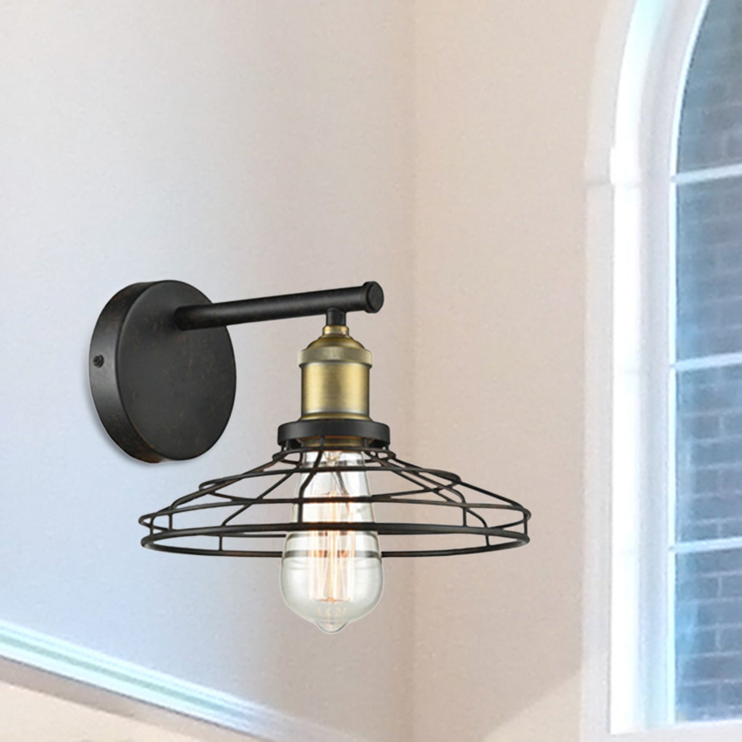 Lewis LED Vintage Wall Sconce