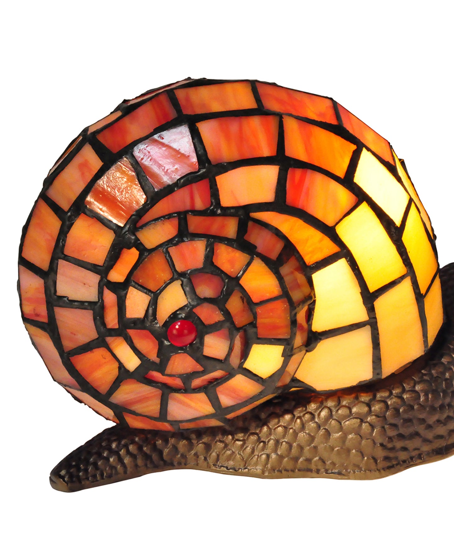 Snail Tiffany Accent Lamp