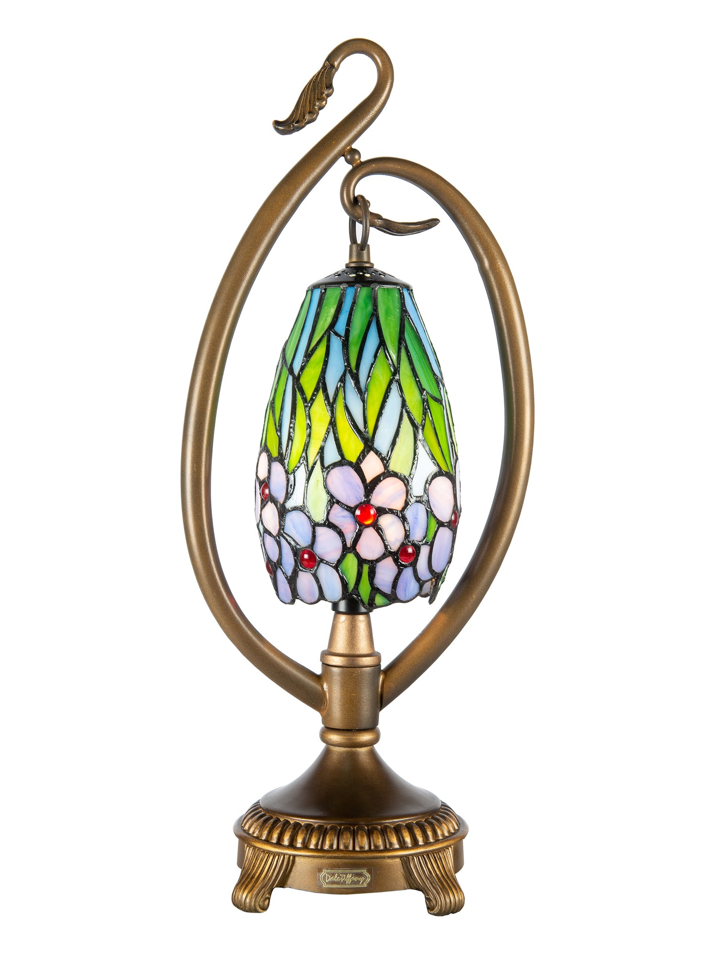 Grove Floral Tiffany Accent Lamp