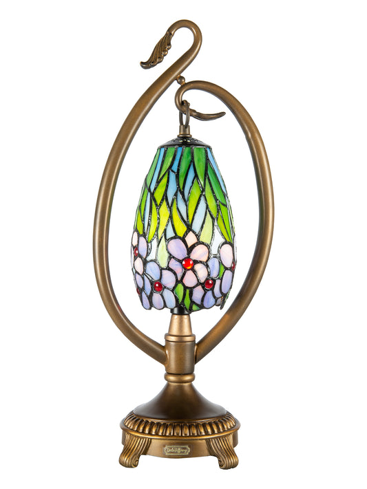 Grove Floral Tiffany Accent Lamp
